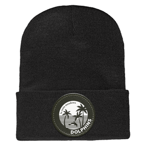 La Costa Meadows-1501 Yupoong Adult Cuffed Knit Beanie - Circle Patch