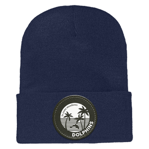 La Costa Meadows-1501 Yupoong Adult Cuffed Knit Beanie - Circle Patch