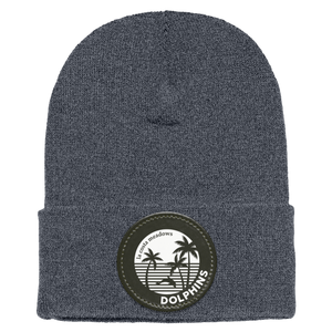 La Costa Meadows-1501 Yupoong Adult Cuffed Knit Beanie - Circle Patch