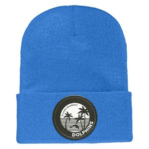 La Costa Meadows-1501 Yupoong Adult Cuffed Knit Beanie - Circle Patch