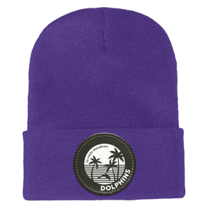 La Costa Meadows-1501 Yupoong Adult Cuffed Knit Beanie - Circle Patch