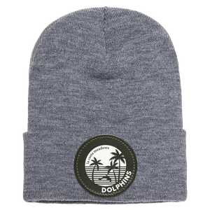 La Costa Meadows-1501 Yupoong Adult Cuffed Knit Beanie - Circle Patch