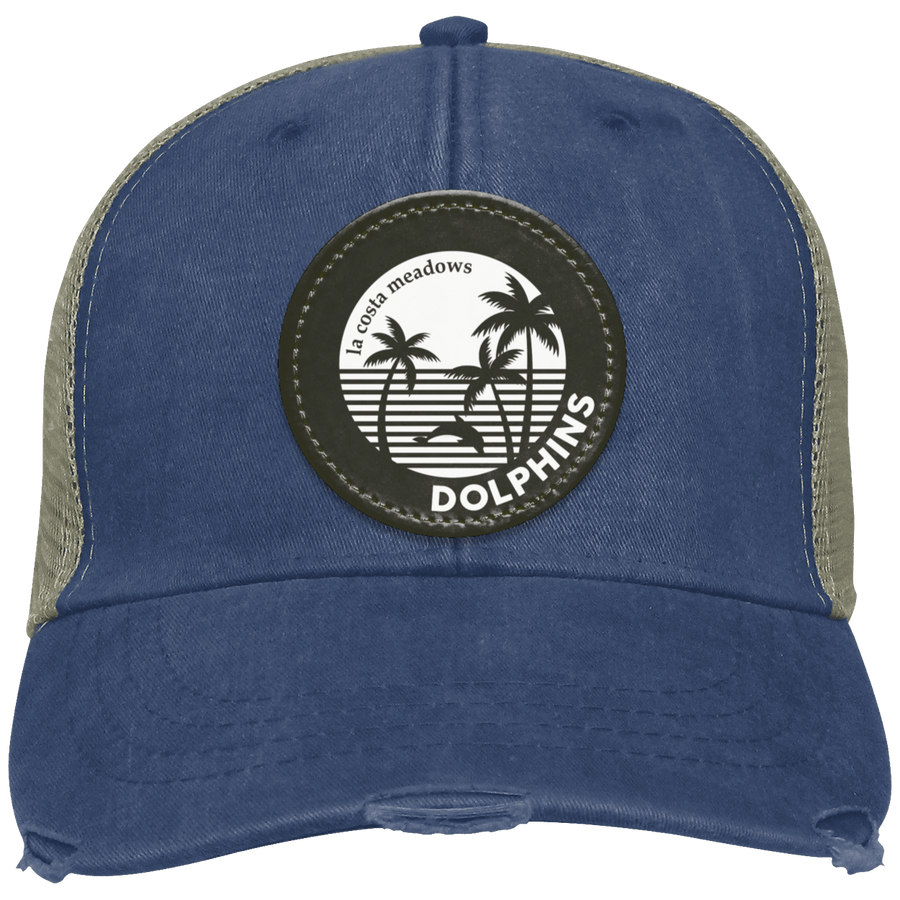 La Costa Meadows-OL102 Distressed Ollie Cap - Circle Patch