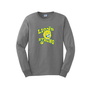 Lincoln Lion Elementary Spirit Wear 2024-25 On-Demand-Adult Unisex Long Sleeve Tee On-Demand Lion Strong