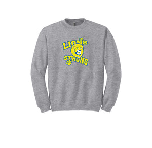 Lincoln Lion Elementary Spirit Wear 2024-25 On-Demand-Adult Unisex Crewneck Sweatshirt On-Demand Lion Strong