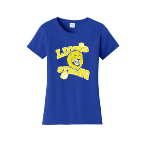 Lincoln Lion Elementary Spirit Wear 2024-25 On-Demand-Womens Fan Favorite Tee On-Demand Lion Strong