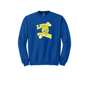 Lincoln Lion Elementary Spirit Wear 2024-25 On-Demand-Adult Unisex Crewneck Sweatshirt On-Demand Lion Strong