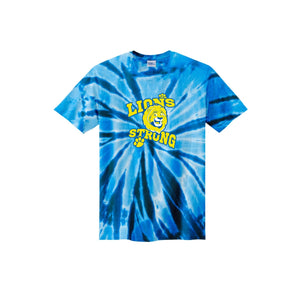 Lincoln Lion Elementary Spirit Wear 2024-25 On-Demand-Youth Unisex Tie-Dye Shirt On-Demand Lion Strong