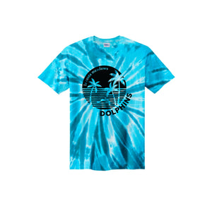 La Costa Meadows-Youth Unisex Tie-Dye Shirt On-Demand Center Chest Black