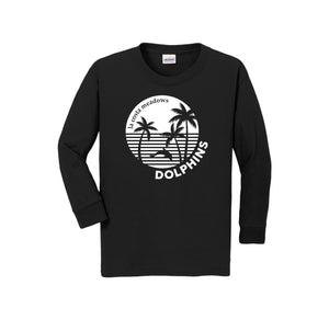 La Costa Meadows-Youth Unisex Long Sleeve Tee On-Demand Center Chest White