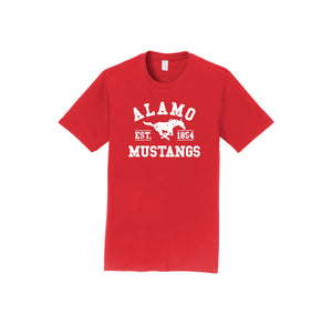 Alamo STUDENT-Adult Unisex Fan Favorite Premium Tee On-Demand White Logo