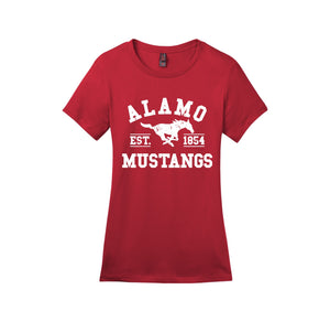 Alamo STUDENT-Womens Premium Tee On-Demand White Logo