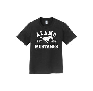 Alamo STUDENT-Youth Unisex Fan Favorite Premium Tee On-Demand White Logo