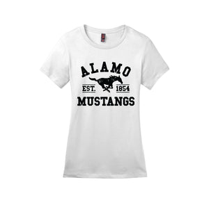 Alamo STUDENT-Womens Premium Tee On-Demand Black Logo