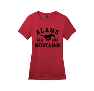 Alamo STUDENT-Womens Premium Tee On-Demand Black Logo