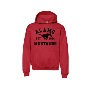 Alamo STUDENT-Youth Unisex Hoodie On-Demand Black Logo