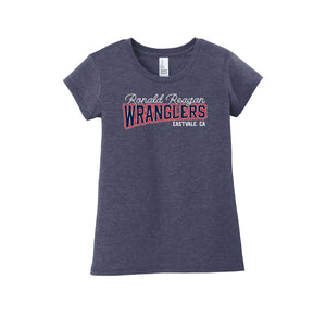 Ronald Reagan Elementary Spirit Wear 2024-25 On-Demand-Girls Youth Premium Tee On-Demand