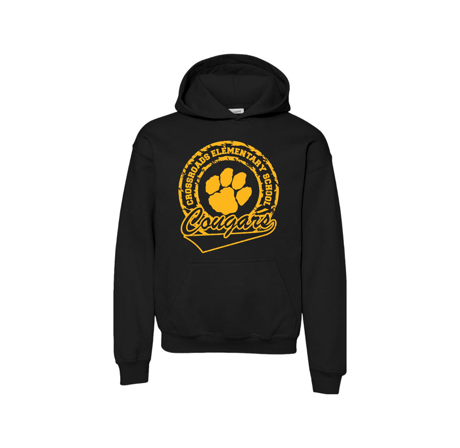 Crossroads Elm-Youth Unisex Hoodie On-Demand Circle Logo