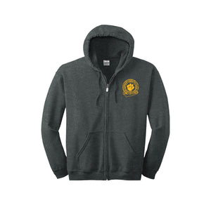 Crossroads Elm-Adult Unisex Full-Zip Hooded Sweatshirt On-Demand Circle Logo