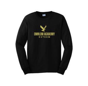 Emblem-Adult Unisex Long Sleeve Tee On-Demand