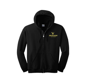 Emblem-Adult Unisex Full-Zip Hooded Sweatshirt On-Demand