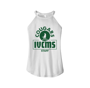 Itliong-Vera Cruz Middle School STAFF Store-Womens Premium Perfect Tri Rocker Tank On-Demand