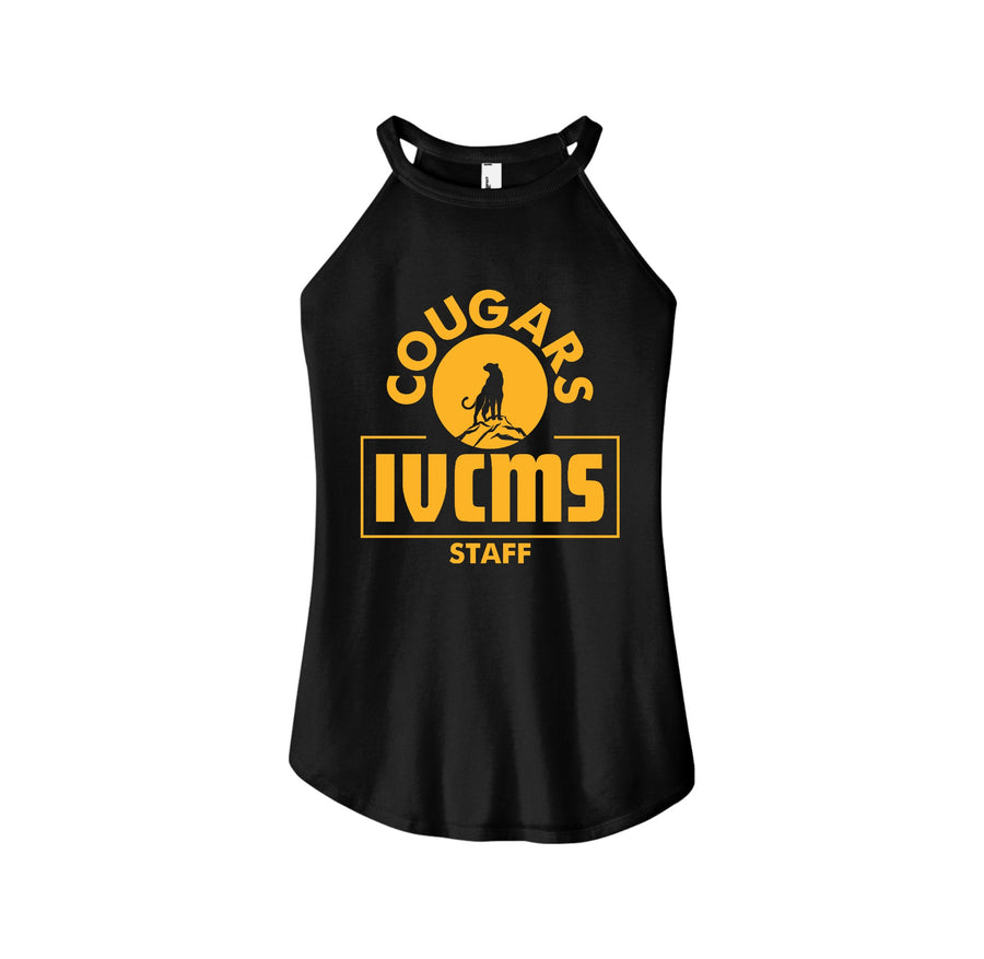 Itliong-Vera Cruz Middle School STAFF Store-Womens Premium Perfect Tri Rocker Tank On-Demand