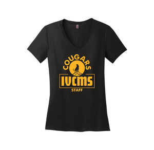 Itliong-Vera Cruz Middle School STAFF Store-District Womens Perfect Weight V-Neck Tee On-Demand