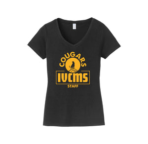 Itliong-Vera Cruz Middle School STAFF Store-Womens Fan Favorite V-Neck Tee On-Demand