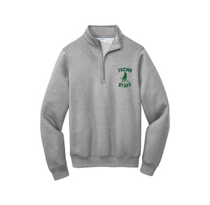 Itliong-Vera Cruz Middle School STAFF Store-Adult Unisex 1/4-Zip Pullover Sweatshirt On-Demand