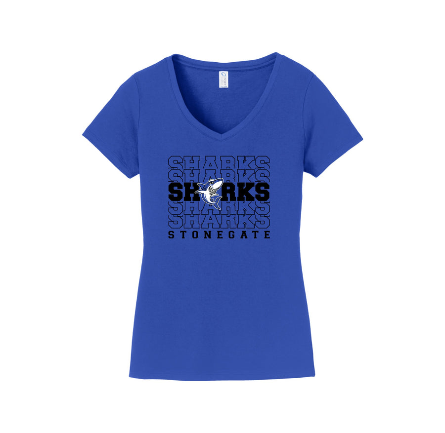 Stonegate Elementary-Womens Fan Favorite V-Neck Tee On-Demand