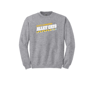 Alcott Elementary-Adult Unisex Crewneck Sweatshirt On-Demand Alley Stripe Logo