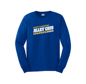 Alcott Elementary-Adult Unisex Long Sleeve Tee On-Demand Alley Stripe Logo