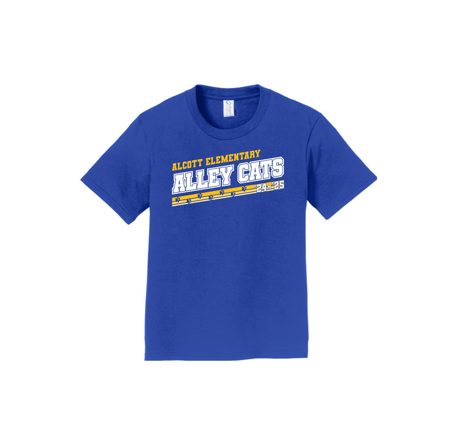 Alcott Elementary-Youth Unisex Fan Favorite Premium Tee On-Demand Alley Stripe Logo