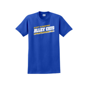 Alcott Elementary-Adult Unisex T-Shirt On-Demand Alley Stripe Logo