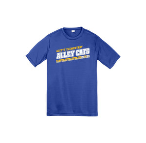 Alcott Elementary-Youth Unisex Dri-Fit Shirt On-Demand Alley Stripe Logo