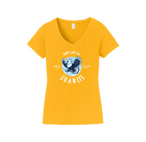 Emblem Academy Spirit Wear 2024-25 On-Demand-Women's Fan Favorite V-Neck Tee On-Demand_Circle