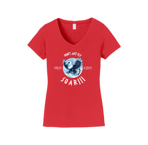 Emblem Academy Spirit Wear 2024-25 On-Demand-Women's Fan Favorite V-Neck Tee On-Demand_Circle