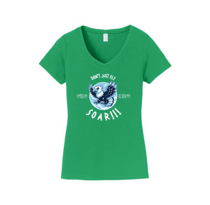 Emblem Academy Spirit Wear 2024-25 On-Demand-Women's Fan Favorite V-Neck Tee On-Demand_Circle