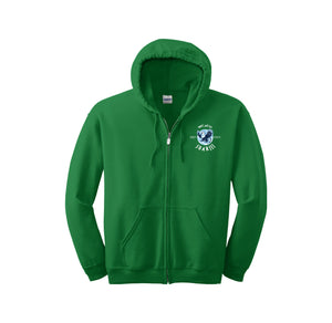 Emblem-Adult Unisex Full-Zip Hooded Sweatshirt On-Demand_Circle