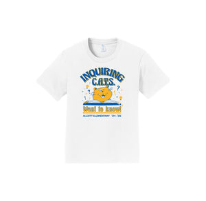 Alcott Elementary Spirit Wear 2024-25 On-Demand-Youth Unisex Fan Favorite Premium Tee On-Demand Inquiring Cat Logo