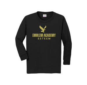 Emblem-Youth Unisex Long Sleeve Tee On-Demand