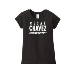 Cesar Chavez Academy Spirit Wear 2024-25 On-Demand-Girls Youth Premium Tee On-Demand