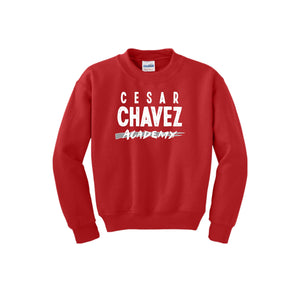 Cesar Chavez Academy-Youth Unisex Crewneck Sweatshirt On-Demand