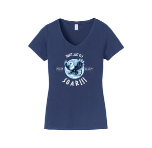 Emblem Academy Spirit Wear 2024-25 On-Demand-Women's Fan Favorite V-Neck Tee On-Demand_Circle