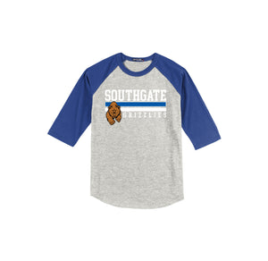 Southgate Elementary Spirit Wear 2024-25 On-Demand-Youth Unisex Baseball Tee On-Demand Stripe