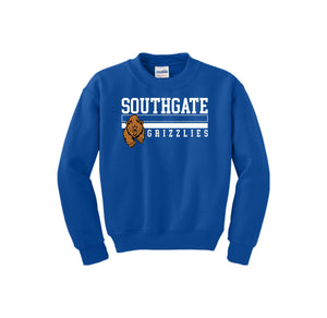 Southgate Elementary Spirit Wear 2024-25 On-Demand-Youth Unisex Crewneck Sweatshirt On-Demand Stripe