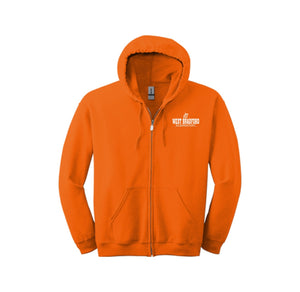 West Bradford Elm-Adult Unisex Full-Zip Hooded Sweatshirt On-Demand