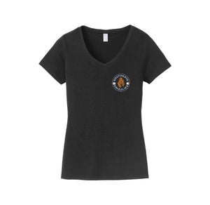 Southgate Elementary Spirit Wear 2024-25 On-Demand-Womens Fan Favorite V-Neck Tee On-Demand Circle Logo