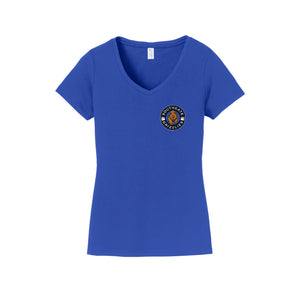 Southgate Elementary Spirit Wear 2024-25 On-Demand-Womens Fan Favorite V-Neck Tee On-Demand Circle Logo